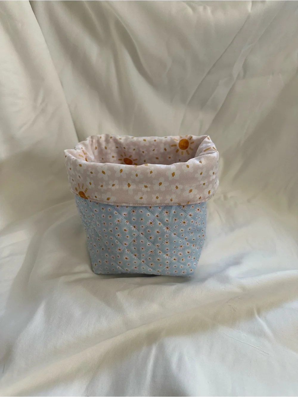Handmade quilted toiletry bag